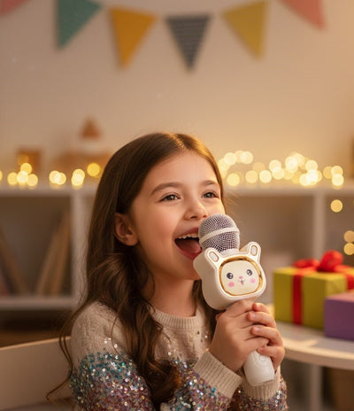 Cute Cartoon Wireless Karaoke Microphone - Zambeel