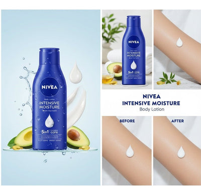 NIVEA - Body Lotion Intensive Moisture 5 - in - 1 Complete Care (48h) - Zambeel