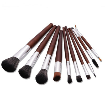 10 Makeup Brushes - Zambeel