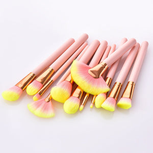 12pcs Beauty Makeup Brushes - Zambeel