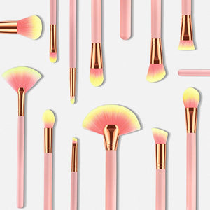 12pcs Beauty Makeup Brushes - Zambeel