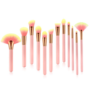 12pcs Beauty Makeup Brushes - Zambeel