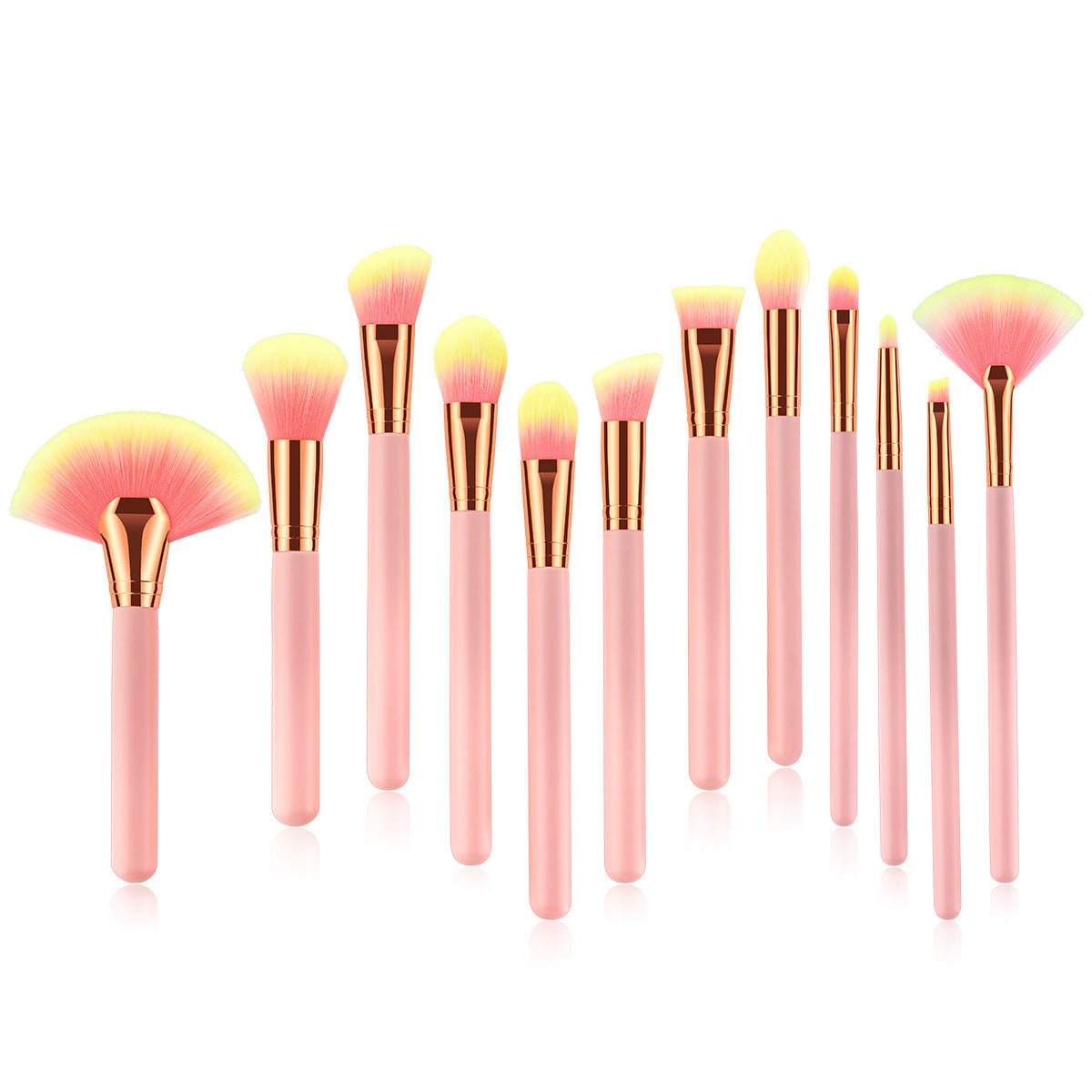 12pcs Beauty Makeup Brushes - Zambeel