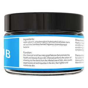 150g Bamboo Charcoal Face Scrub Body Scrub Exfoliating Gel Dead Skin Remover Whitening Moist Deep Cleasing Skin Care Product - Zambeel