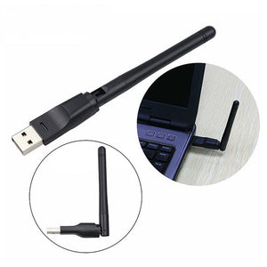 150M Wireless Small Network Card Antenna Receiver Computer Usb Wireless Network Receiver 7601 Network Card - Zambeel