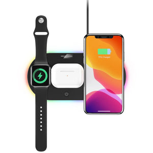 15w Fast Charge Desktop Multi - function Wireless Charger - Zambeel