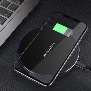 15W Fast Wireless Charger Disc Wireless Charging Base - Zambeel