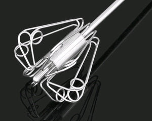 1PC Cake Blender Beater Mixing Tool Stainless Steel Hand Egg Beater Easy Whisk Mixer Egg Cream Stirrer Sauce Shaker - Zambeel