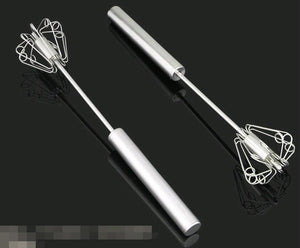 1PC Cake Blender Beater Mixing Tool Stainless Steel Hand Egg Beater Easy Whisk Mixer Egg Cream Stirrer Sauce Shaker - Zambeel