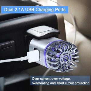2 in 1 Car Charger Air Purifier - Zambeel