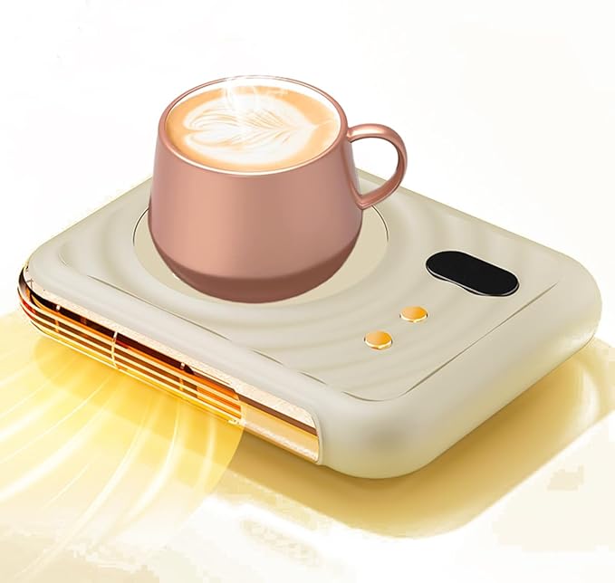 2 - in - 1 Thermostatic Cup Mat & Warm Air Blower - Zambeel