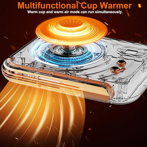 2 - in - 1 Thermostatic Cup Mat & Warm Air Blower - Zambeel