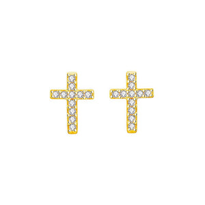 2024 New Fashion Stainless Steel Cross Earrings Product Temperament All Match Birthday Anniversary Earrings Small Gift - Zambeel