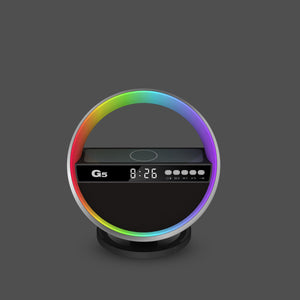 2024 New Multifunction RGB Night Light Wireless Charger Bluetooth - compatible Speaker Large G Ambience Light Home Decor - Zambeel