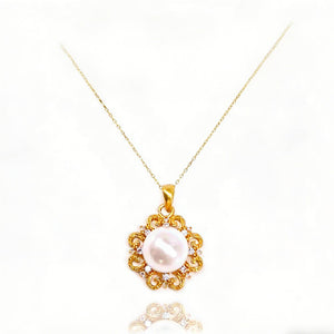 24K Gold SUN Necklace Jewelry Simple Choker Pendant Woman Accessories Fashion Creative Gift - Zambeel