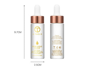 24k Rose Gold Elixir Skin Make Up Oil For Face Essential Oil Before Primer Foundation Moisturizing Face Oil Anti - aging - Zambeel