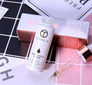 24k Rose Gold Elixir Skin Make Up Oil For Face Essential Oil Before Primer Foundation Moisturizing Face Oil Anti - aging - Zambeel