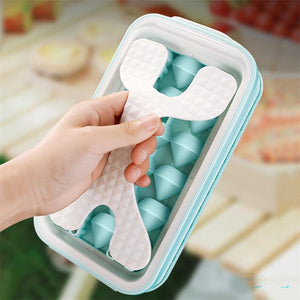 2in1 Portable Silicone Ice Ball Mold Ice Maker Water Bottle Ice Cube Mould Bottle Creative Ice Ball Diamond Curling Summer Kitchen Gadgets - Zambeel