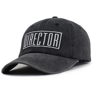 2pcs Director Filmmaker Hats For Women Men, Adjustable Embroidered Wash Cotton Baseball Cap - Zambeel