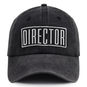 2pcs Director Filmmaker Hats For Women Men, Adjustable Embroidered Wash Cotton Baseball Cap - Zambeel