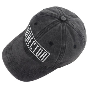 2pcs Director Filmmaker Hats For Women Men, Adjustable Embroidered Wash Cotton Baseball Cap - Zambeel