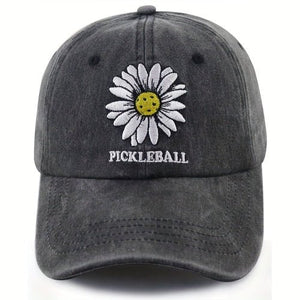 2pcs Funny Black Pickle Ball Hat For Men Women, Adjustable Embroidered Wash Cotton Baseball Cap - Zambeel