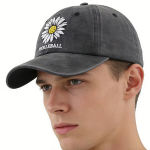 2pcs Funny Black Pickle Ball Hat For Men Women, Adjustable Embroidered Wash Cotton Baseball Cap - Zambeel