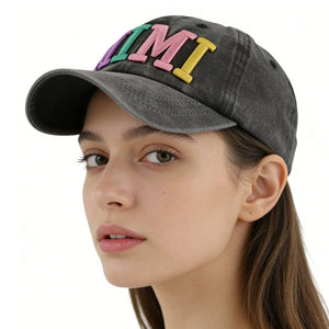 2pcs Funny Mimi Hat For Men Women, Adjustable Embroidered Wash Cotton Baseball Cap - Zambeel