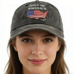 2pcs Gulf Of America Hat For Men Women - Zambeel