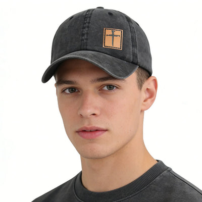 2pcs Leather Jesus Hats For Men Women - Zambeel