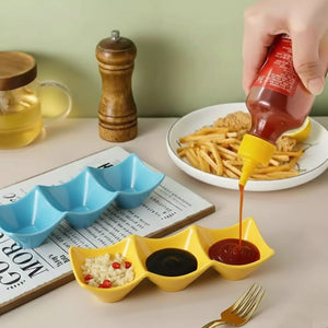 3 - Compartment Sauce Serving Dish - Zambeel