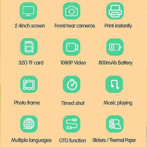 3 - in - 1 Instant Print Camera © - Zambeel