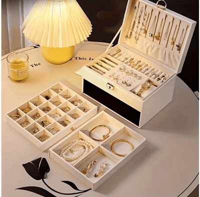 3 Layer Jewelry Storage Box Ⓢ - Zambeel