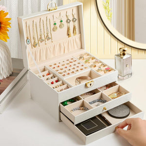 3 Layer Jewelry Storage Box Ⓢ - Zambeel