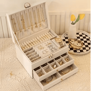 3 Layer Jewelry Storage Box Ⓢ - Zambeel