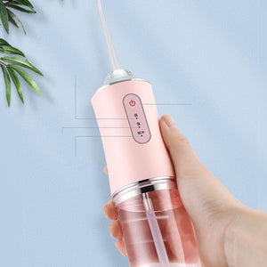 3 Modes Oral Irrigator USB Rechargeable Water Floss Portable Dental Water Flosser Jet 240ml Irrigator Dental Teeth Cleaner - Zambeel