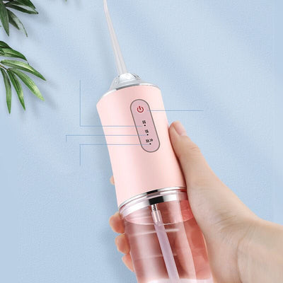 3 Modes Oral Irrigator USB Rechargeable Water Floss Portable Dental Water Flosser Jet 240ml Irrigator Dental Teeth Cleaner - Zambeel