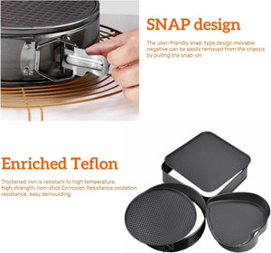 3 - Piece Springform Cake Pan Set Ⓢ - Zambeel
