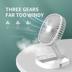 3 - Speed Foldable LED Cooling Fan - Zambeel