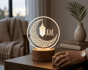 3D Creative Eid Mubarak Lamp - Zambeel