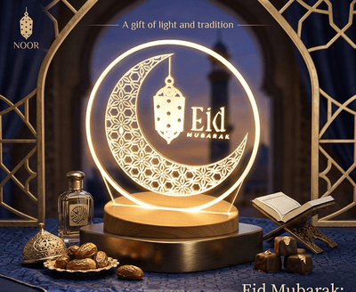 3D Creative Eid Mubarak Lamp - Zambeel