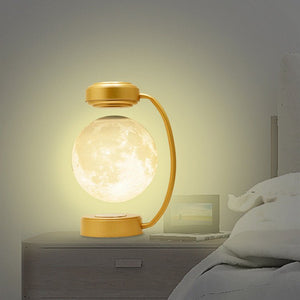 3D LED Moon Night Light Wireless Magnetic Levitating Rotating Floating Ball Lamp For School Office Bookshop Home Decoration - Zambeel