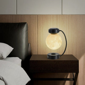 3D LED Moon Night Light Wireless Magnetic Levitating Rotating Floating Ball Lamp For School Office Bookshop Home Decoration - Zambeel