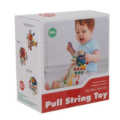 4 - in - 1 Baby Pull String Sensory Toy - Zambeel