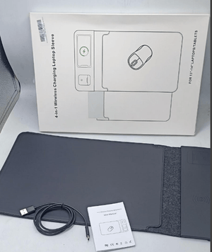 4 in 1 Wiresless Charging Laptop Sleeve - Zambeel