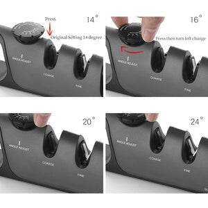 4 - Stage Knife Sharpener - Zambeel