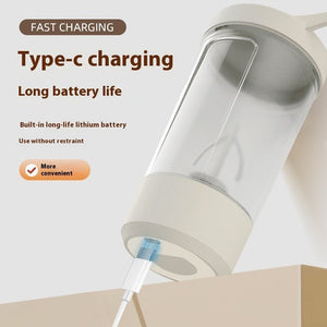 400ML 14oz Electric Protein Powder Mixing Cup Automatic Shaker Mixer Shake Bottle Milk Coffee Blender Kettle Fro Gym 1200mAh - Zambeel