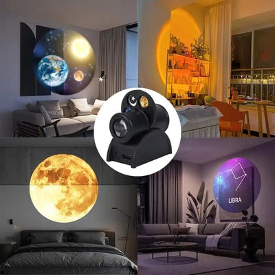 4K Ultra HD Projection Lamp with Film Slides - Zambeel