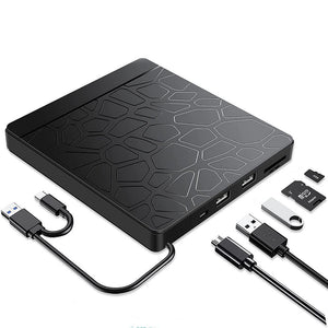 5 - in - 1 Multi - function External Optical Drive Notebook Computer Recording Machine Plug - in External - Zambeel