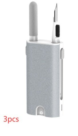 5 In 1 Screen Cleaner Kit Camera Phone Tablet Laptop Screen Cleaning Tools Earphone Cleaning Brush Pen For Office - Zambeel